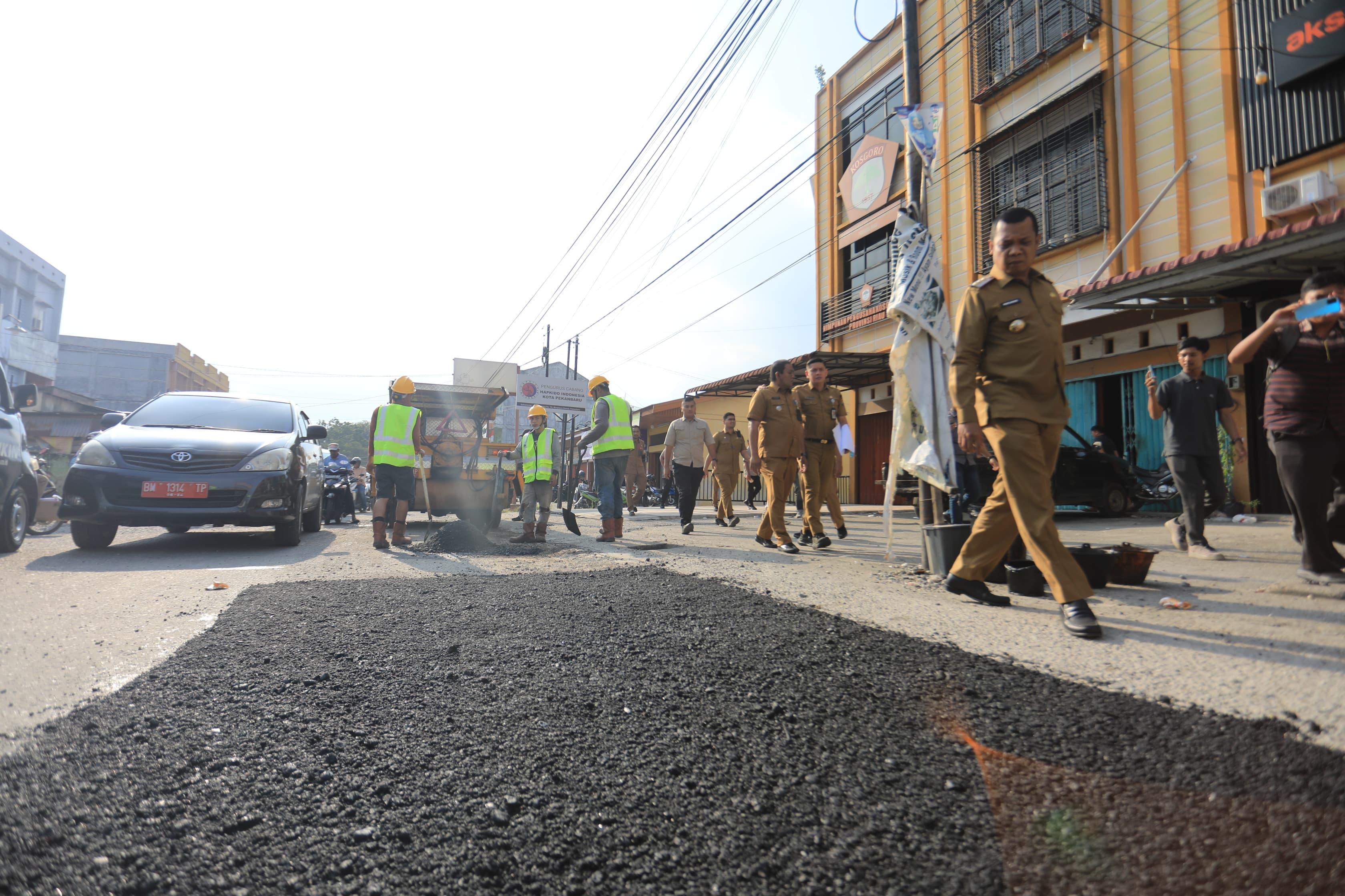 Pemko Gesa Perbaikan Infrastruktur untuk Masyarakat Pekanbaru