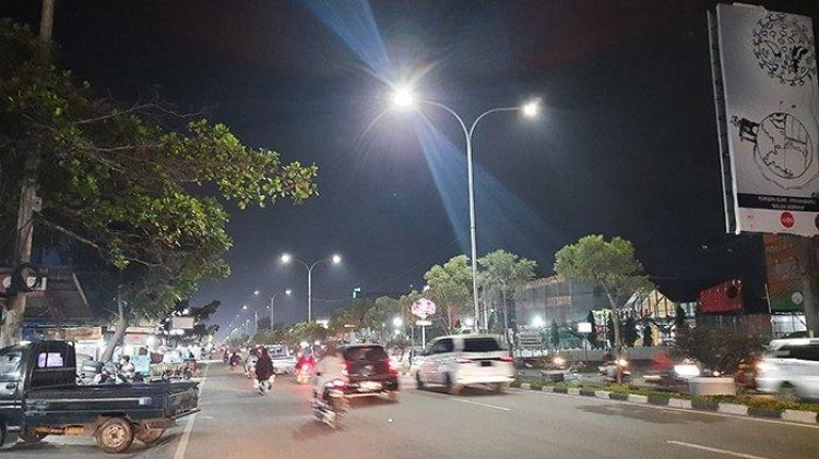 Dishub Pekanbaru Rencanakan Pemasangan Baru Lampu Jalan di 230 Titik