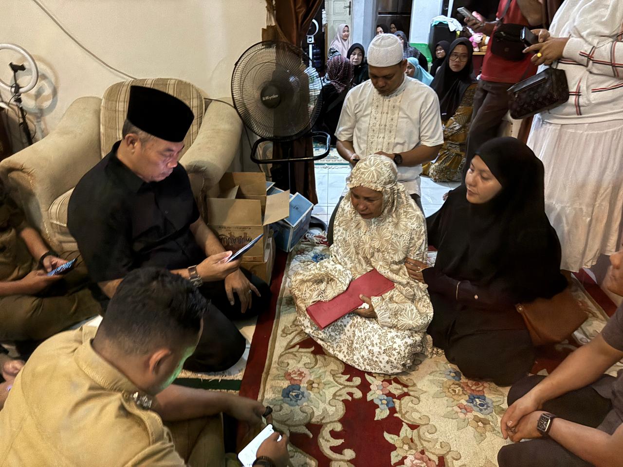 Sampaikan Duka Cita Mendalam, Wako Agung Utus Pj Sekda ke Rumah Duka Korban Jambret